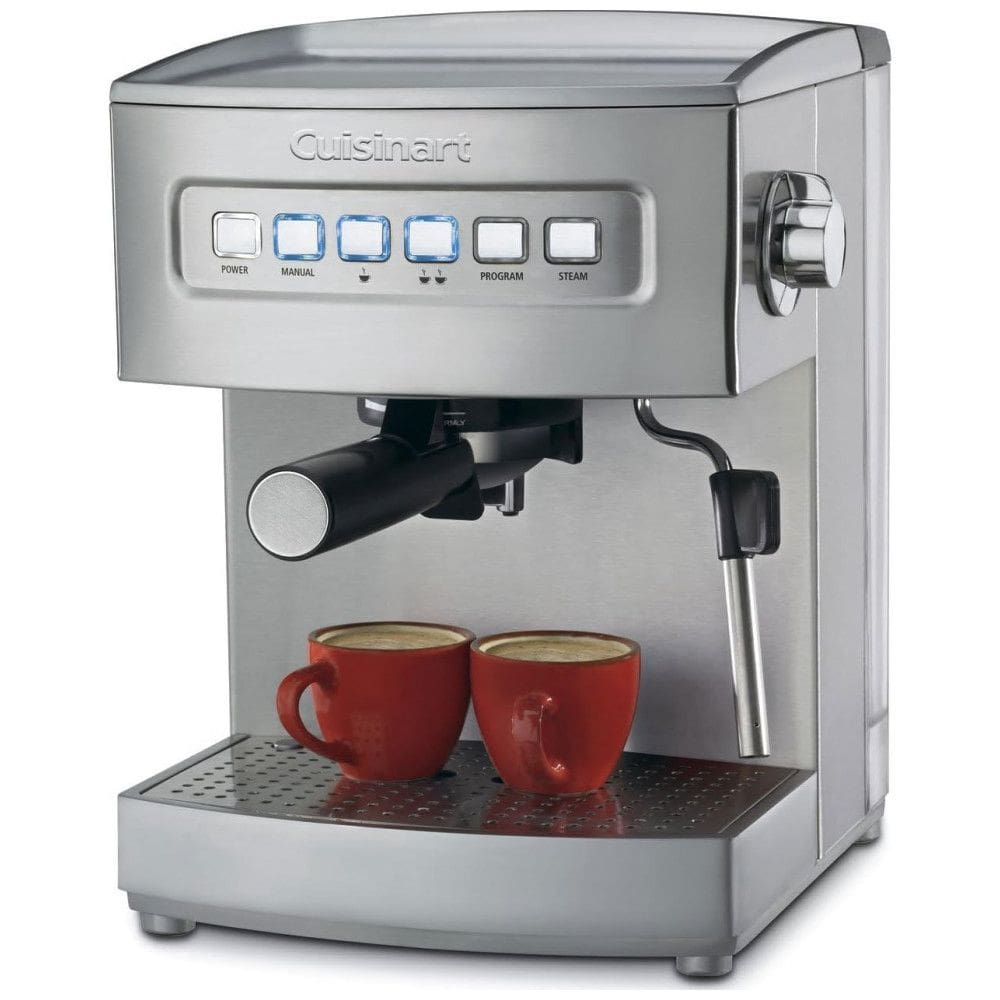 Cafeteira Elétrica Programável Expresso Programável, Aço Inox, 15 Bar, 110v, CUISINART EM 200NP1, Prateado