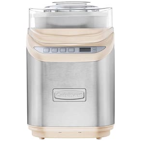 Máquina de Sorvete Automática Capacidade 2L e Tela LCD, 110V, Cuisinart ICE 70CRM, Creme