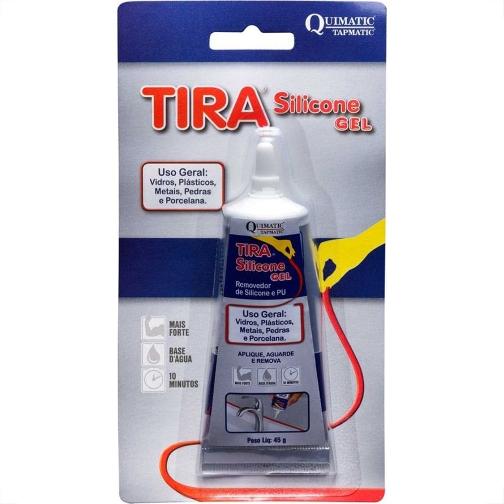 Tira Silicone Quimatic 45G Bisnaga Ts0