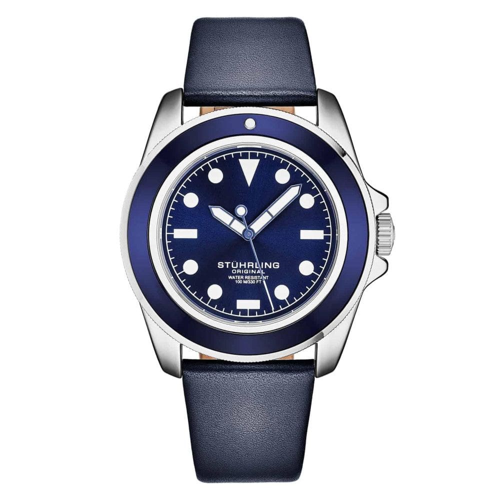 Relógio Masculino Stuhrling Luxe 4022 Automático 38mm, Preto