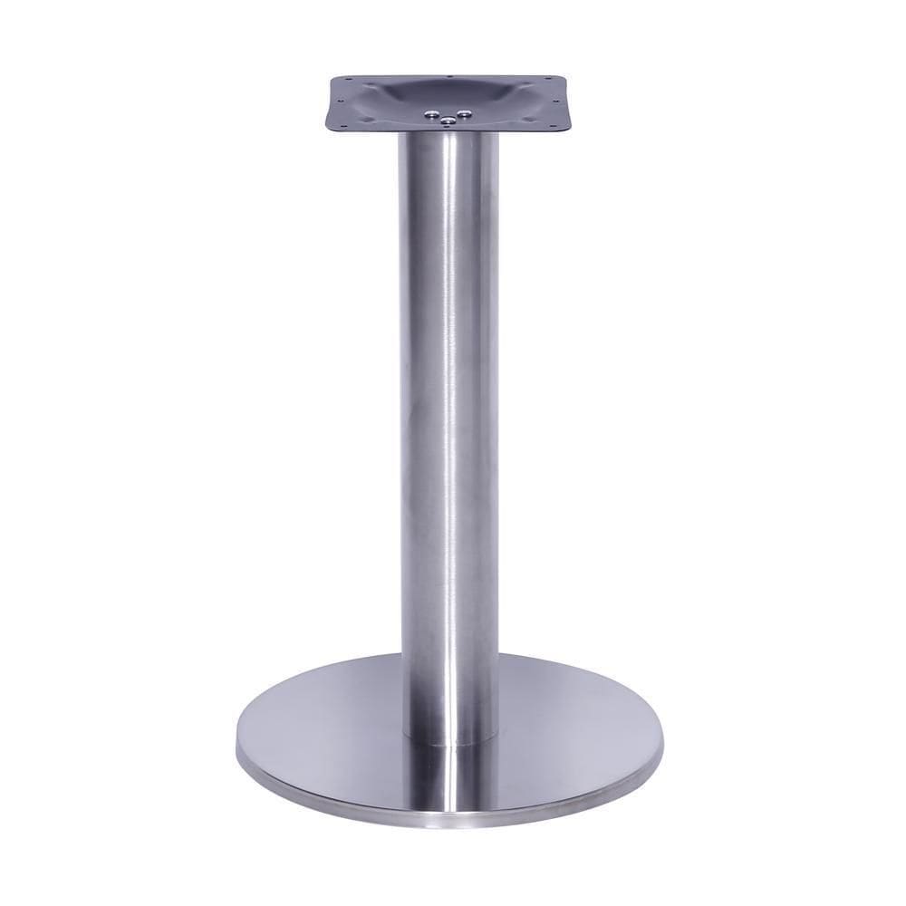 Base de Mesa Beta Big em Inox 72,50 cm (Altura) com DiscoRedondo