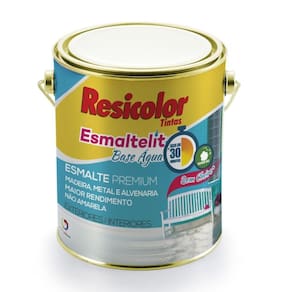 Esmaltelit branco brilhante 900ml | resicolor