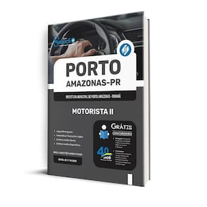 Apostila Prefeitura De Porto Amazonas Pr 2025 - Motorista Ii