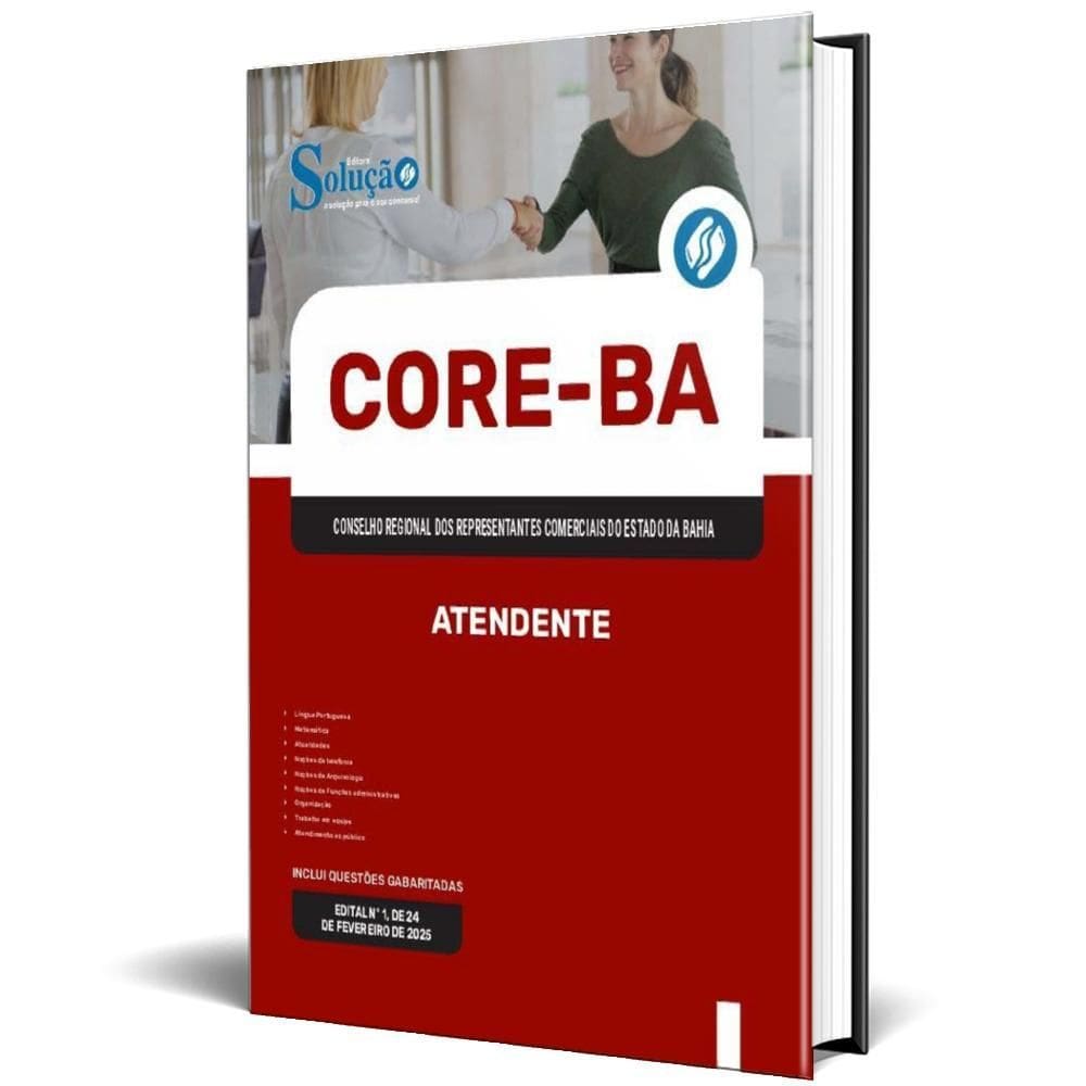 Apostila Core Ba 2025 - Atendente