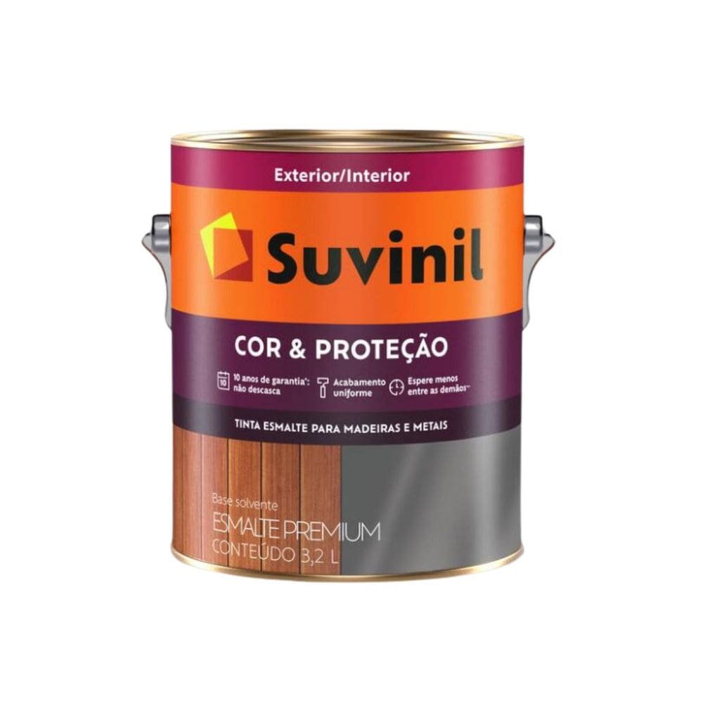 Base B2 Esmalte Cor & Proteção Acetinado 3,2l | Suvinil