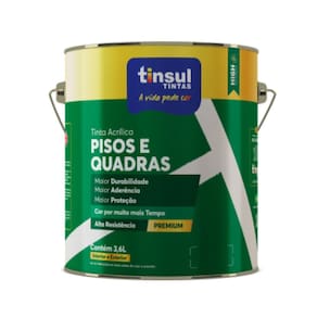 Tinta Para Pisos E Quadras 3,6l | Tinsul