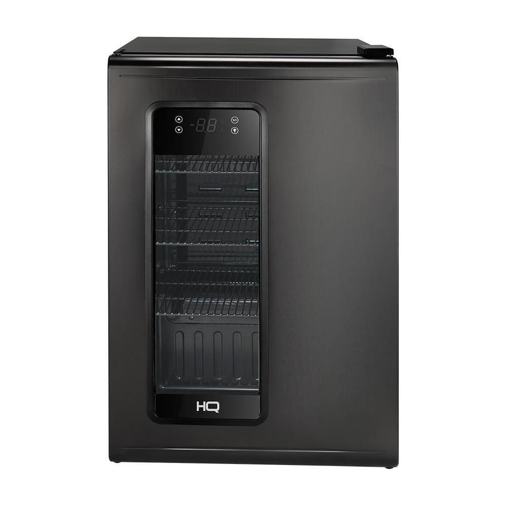 Cervejeira Expositor Vertical HQ 100 Litros Frost Free Inox Titanium HQ-100CEVPVFFI 220V