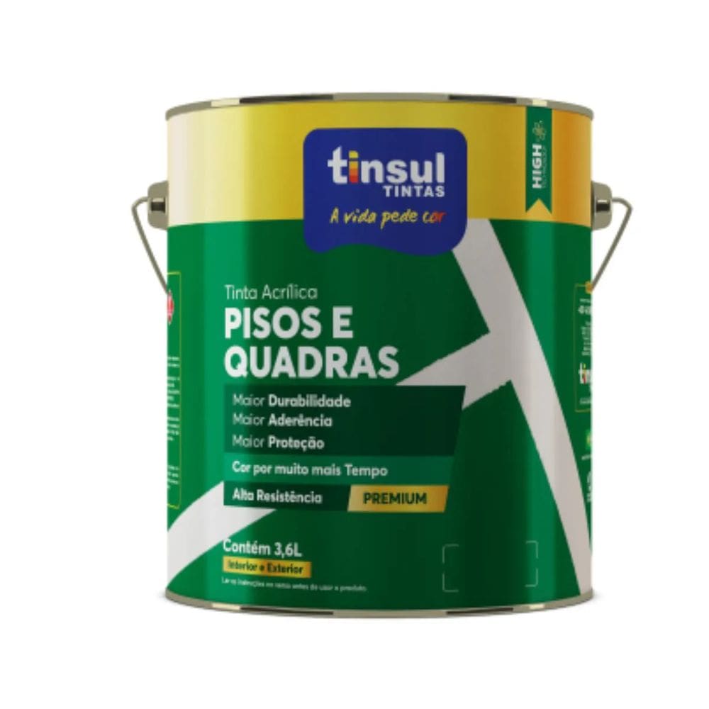 Tinta Para Pisos E Quadras 900ml | Tinsul
