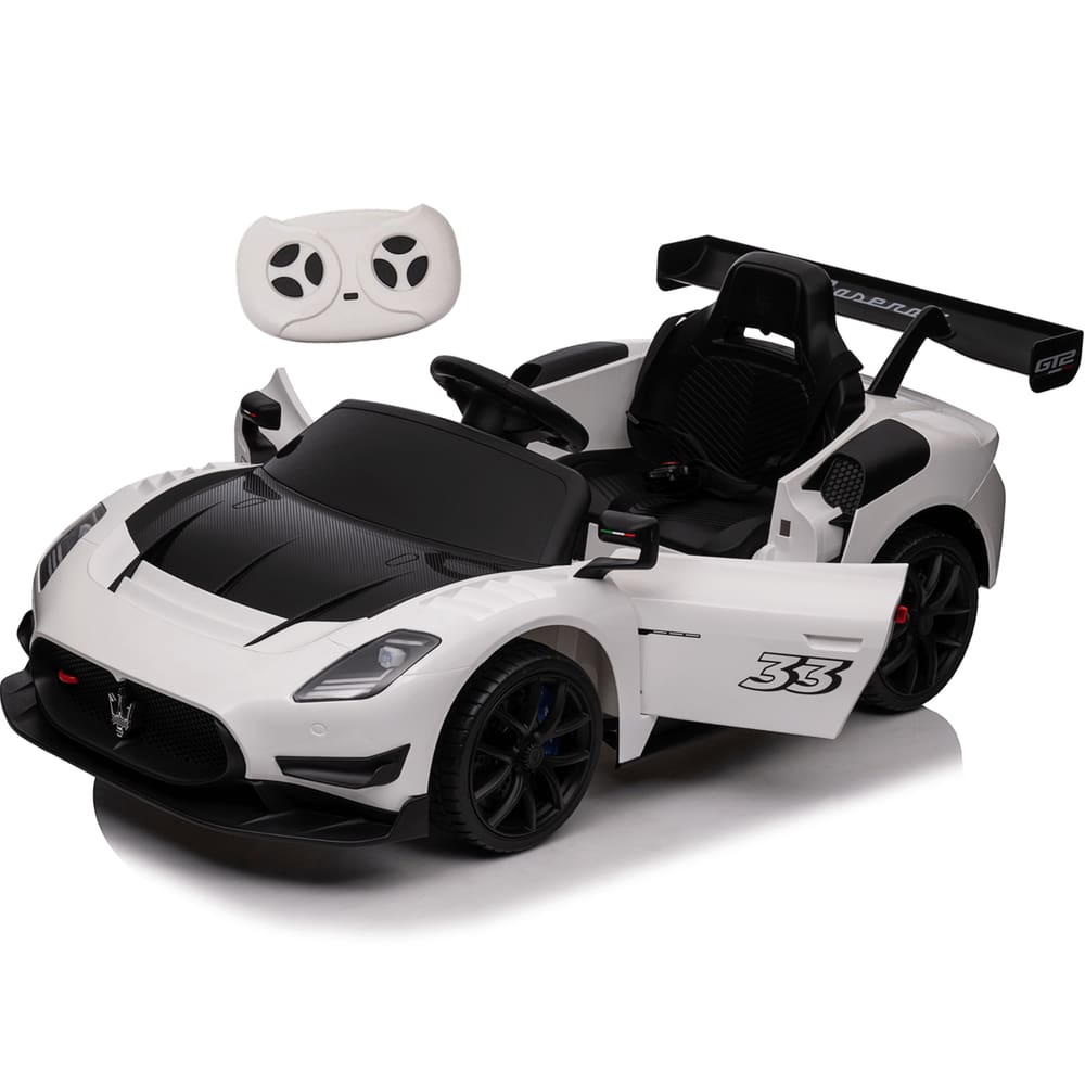 Carro Eletrico Bandeirante Maserati MC20 GT2 Controle 12V Branco