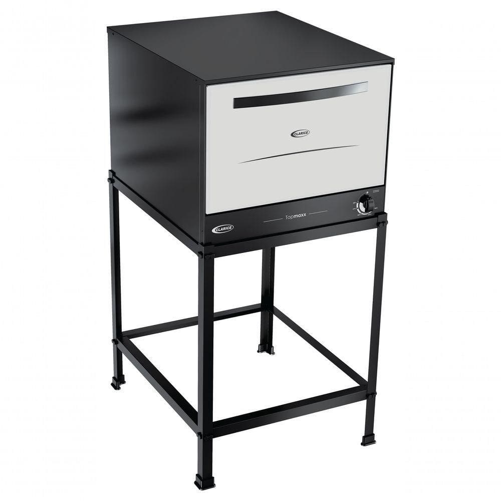 Forno Topmaxx 112 Litros Preto E Branco Com Pedestal