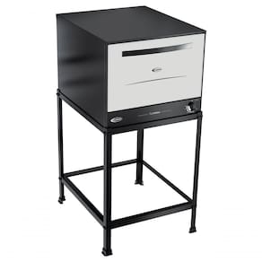 Forno Topmaxx 112 Litros Preto E Branco Com Pedestal