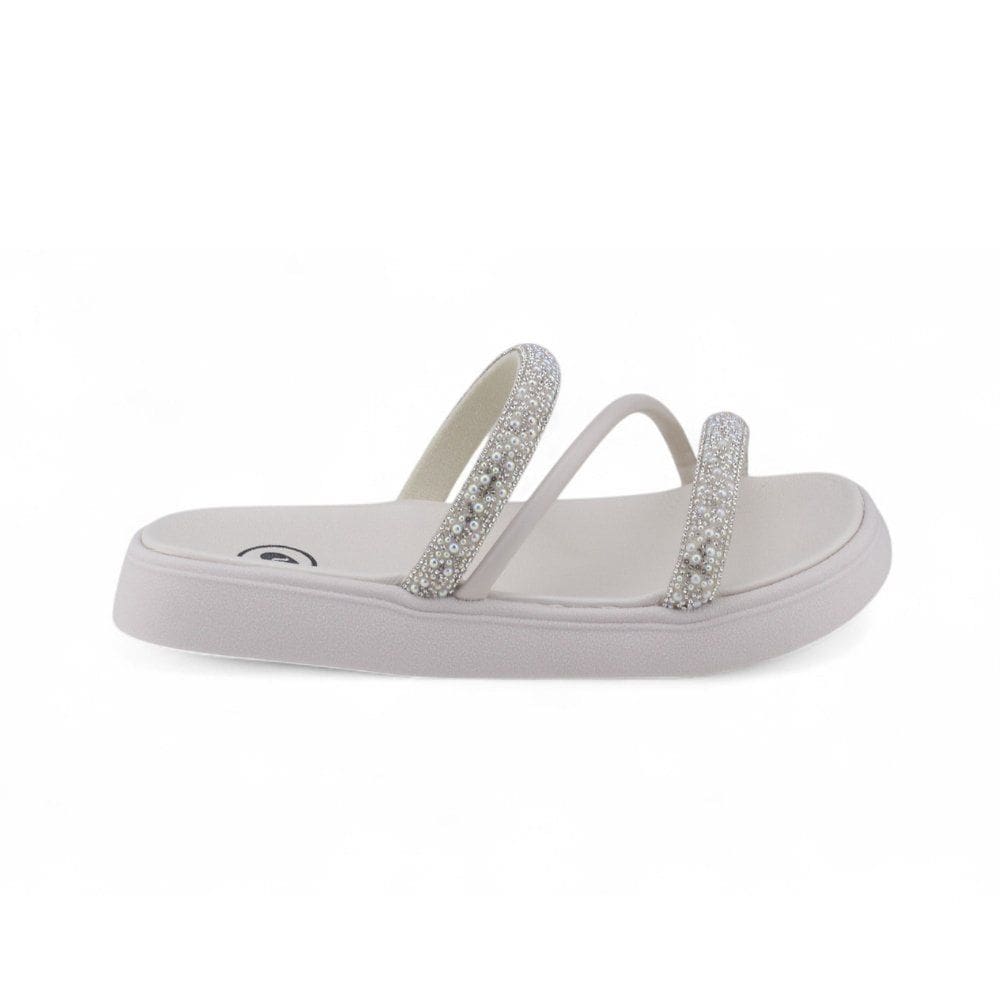 Chinelo Papete Infantil Molekinha Menina 2358.103 Strass