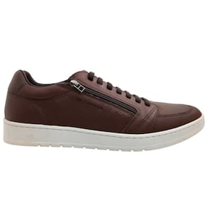Sapatênis Masculino Casual Dia a Dia Passeio Trabalho em Couro Conforto Easy Wear Free Way Jhon02