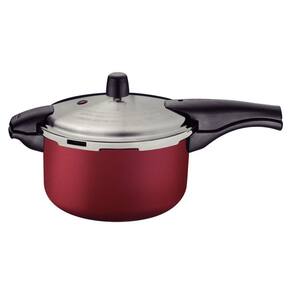 Panela de Pressão Vancouver Effect 24 cm 6 L em Alumínio com Revestimento Interno e Externo Antiaderente Vermelho Tramontina 20592/724