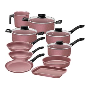Jogo de Panelas Tramontina Linz 28299407 Rosa