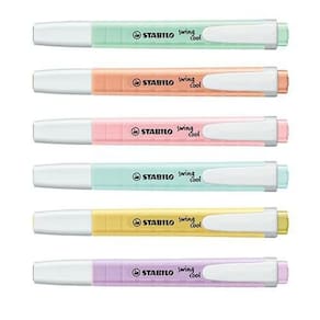 Kit 06 Marca Texto Swing Cool Cores Pastel - Stabilo
