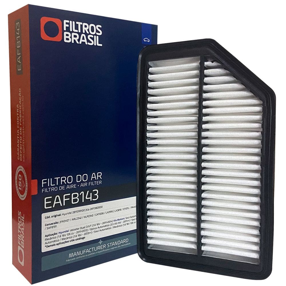 Filtro Ar Motor para Hyundai Veloster Gasolina 2011 a 2014