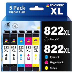 Cartuchos de tinta TOKYOINK 822XL remanufaturados para Epson 822XL