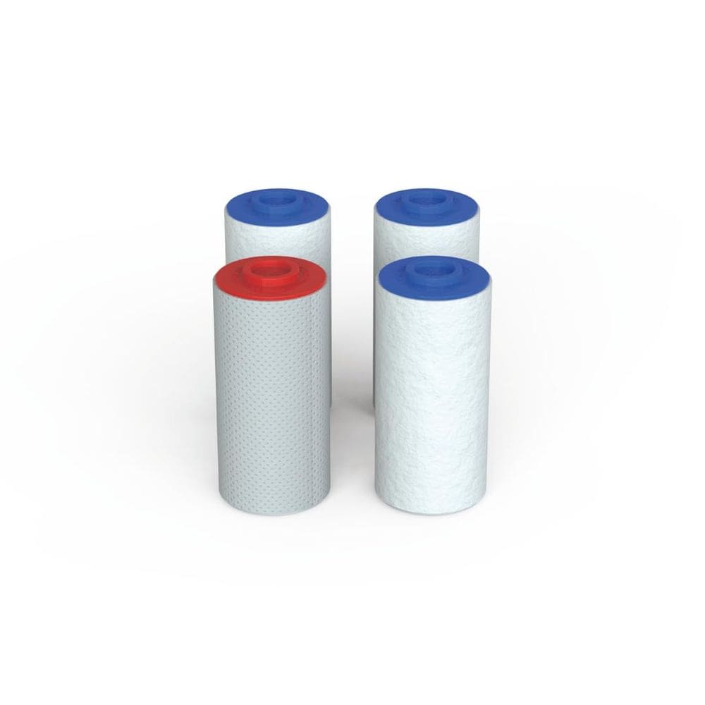 Cartuchos de substituição de filtro de chuveiro Weddell Duo (3+1)