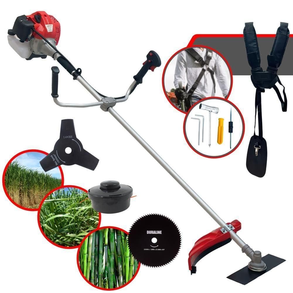 Roçadeira CG520P Anmax 52CC Com Carretel E Faca 2p + Faca 80d