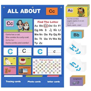 Tabela de bolso Alphabet Learning Joyreal XL35x27cm para crianças
