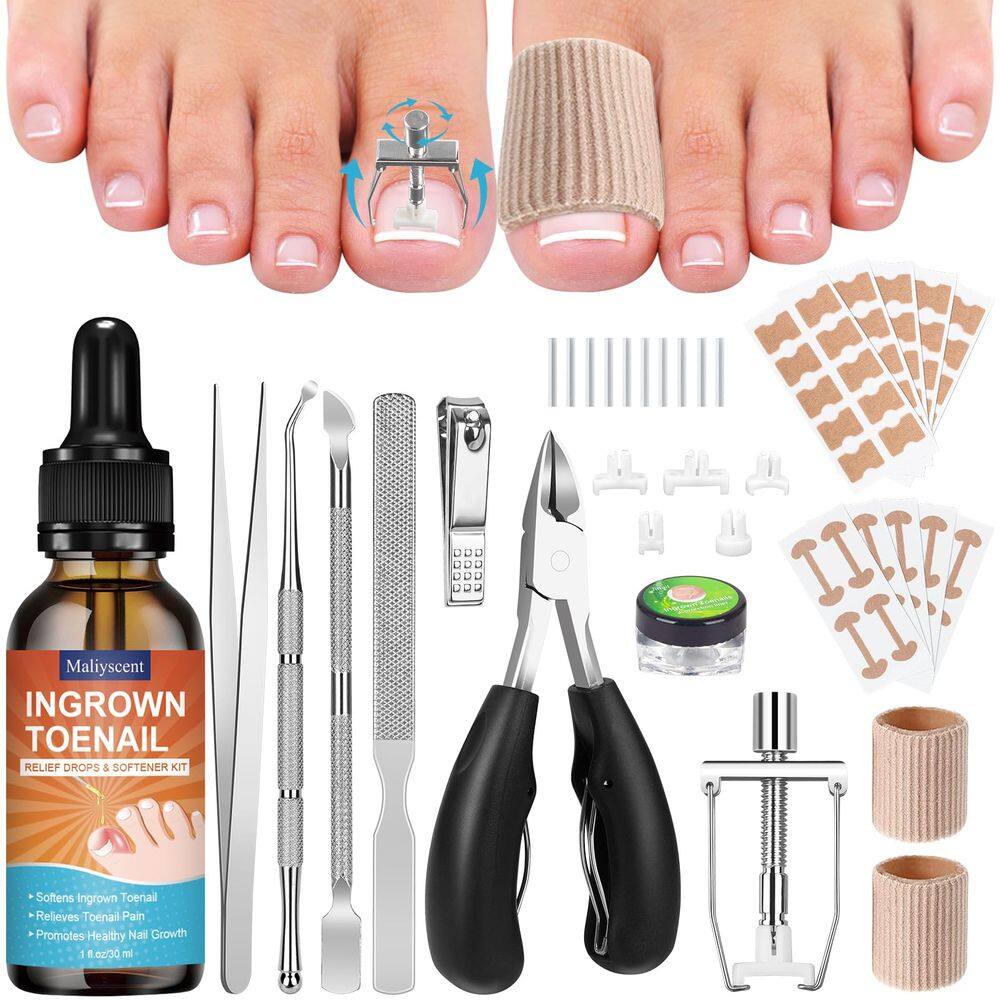 Kit de tratamento de unhas encravadas Maliscent com gotas e ferramentas