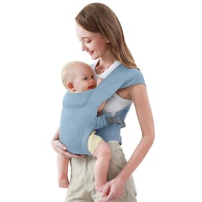 Portador de bebê Kidira Newborn Cozy Wrap azul claro