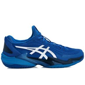 Tênis Asics Court FF 3 Novak - All Court - Azul e Prata