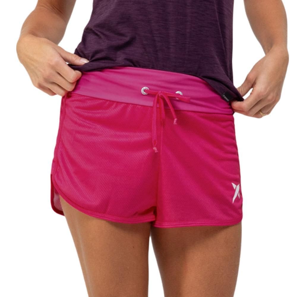 Shorts Duplo Drop Shot Enjoy 1.0 Rosa