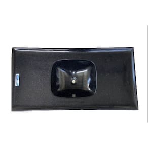 Pia Marmore Durafibra Sintetico 1,20X0,50 Preto