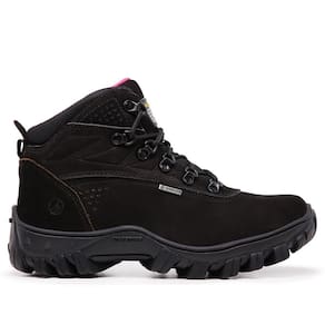 Bota Coturno Couro Feminina Aventura Confortável Versátil