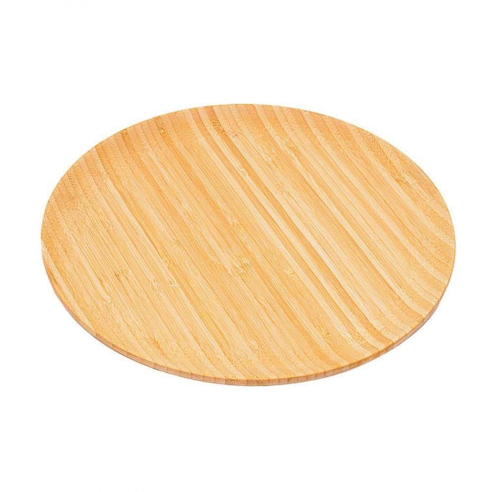 Jogo Com 4 Pratos Bambu 27 Cm Ecokitchen Mimo Style Bm22296