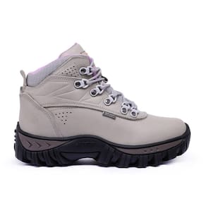 Bota Coturno Couro Aventura Masculino Confortável Resistente