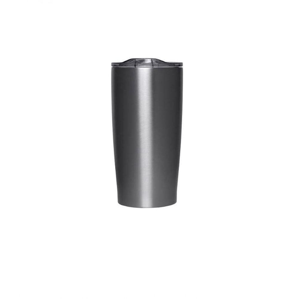 Copo Térmico Inox Cinza 590 Ml Com Tampa Mimo Style Aj22005