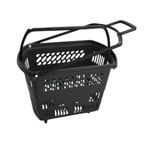 Cesta Plástica de Supermercado 30 Litros C/Rodas