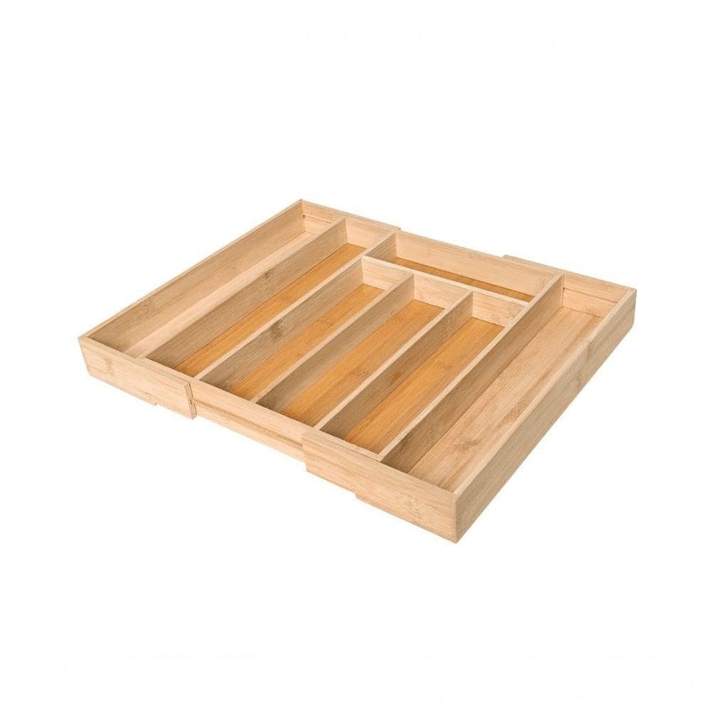 Porta Talheres Extensível Bambu 34 Cm Ecokitchen Mimo Style