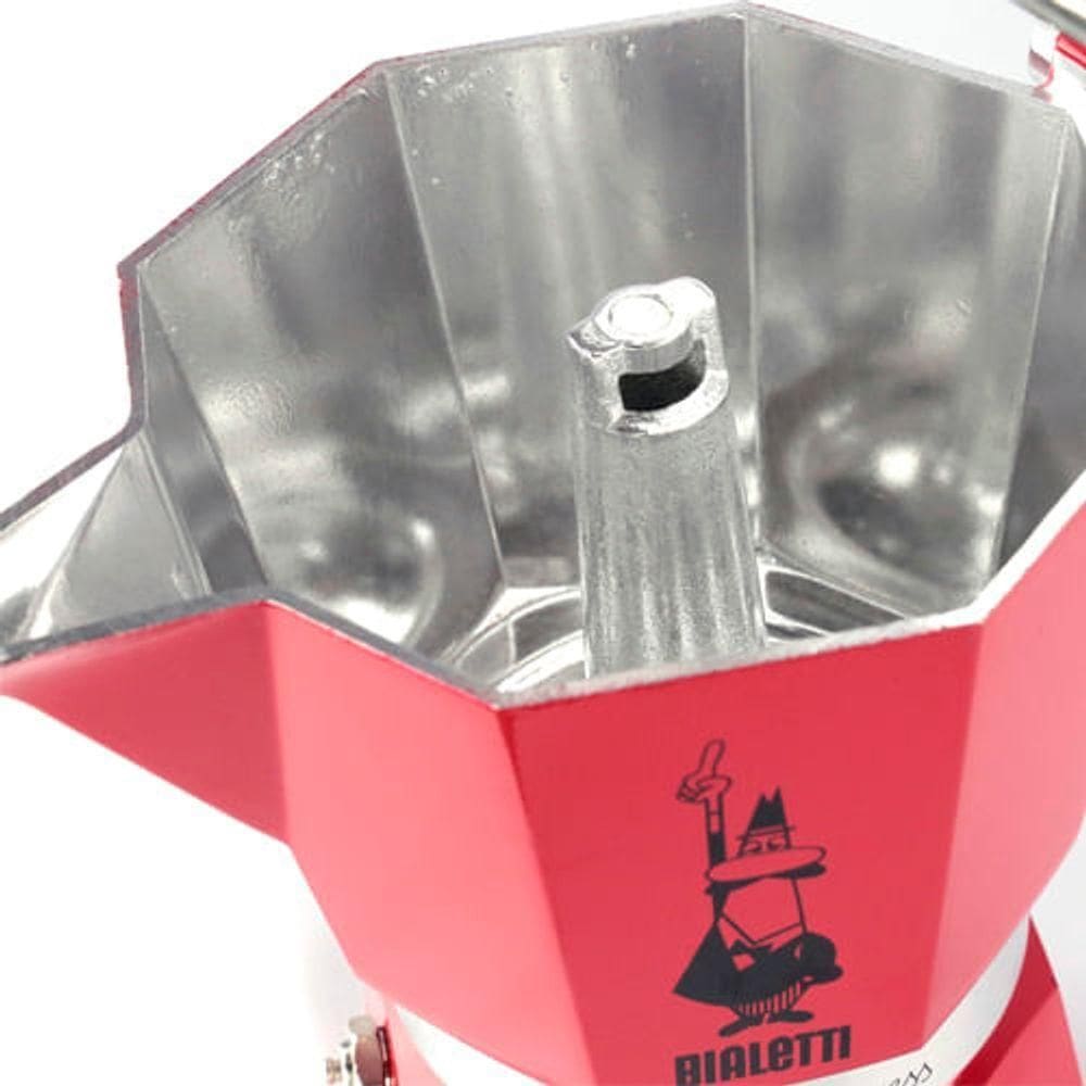 Cafeteira Bialetti Moka Express Vermelha 6 Xícaras - 300 Ml 10010126