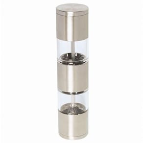 Moedor Duplo Sal E Pimenta Inox Manual 19,5 Cm Mimo Style