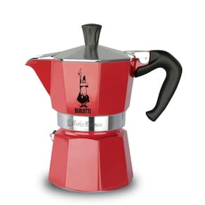 Cafeteira Bialetti Moka Express Vermelha 3 Xícaras - 150 Ml 10010123