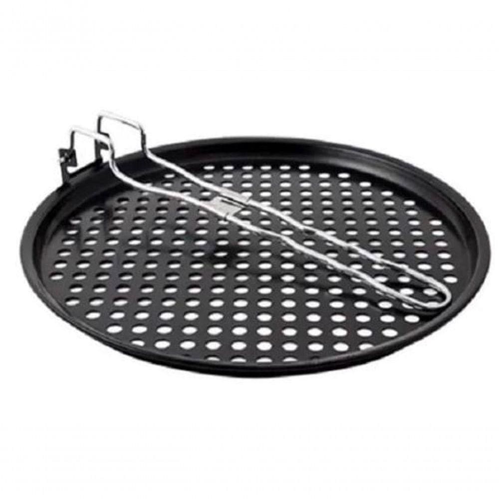 Grelha Pizza Grill Para Churrasqueira Em Inox Preto 65.5 Cm - Mimo Style - Ah20301