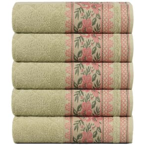 Kit 5 Toalhas De Banho Fio Penteado Jacquard - 70x140cm - Nice - Malva