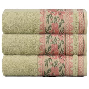 Kit 3 Toalhas De Banho Fio Penteado Jacquard - 70x140cm - Nice - Malva