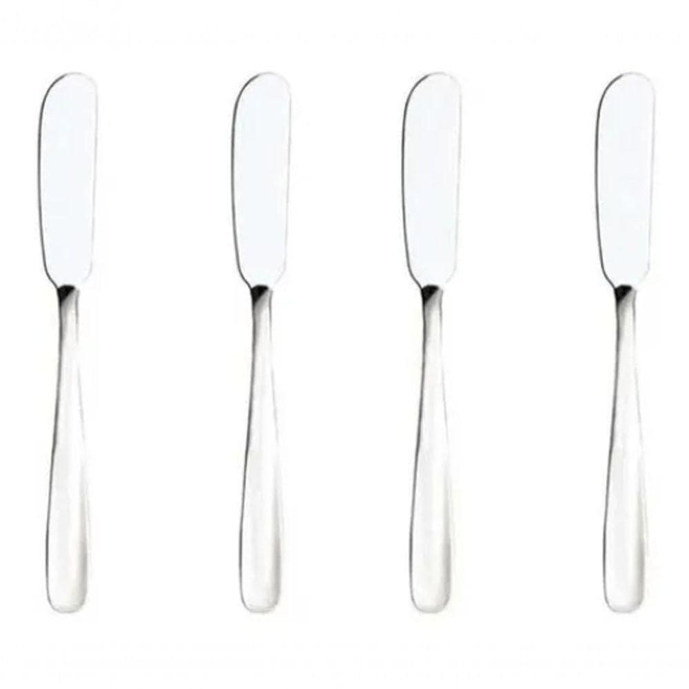 Jogo De Espátulas Para Manteiga Em Inox 4 Peças - Mimo Style - Asa19281