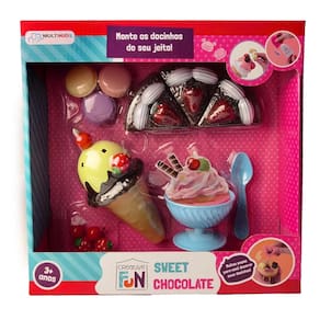 Brinquedo Creative Fun Sweet Chocolate Conjunto De Comidinhas - Multikids