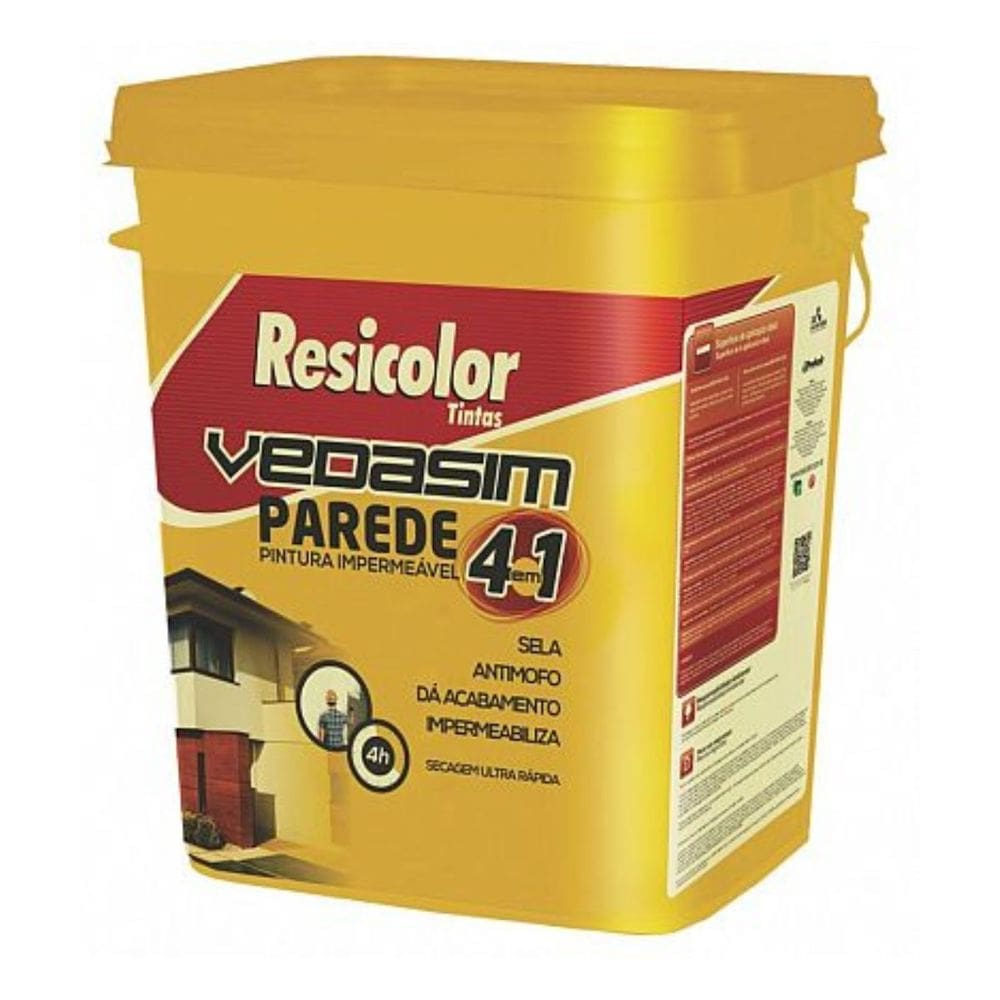 Vedasim parede impermeabilizante 4 em 1 18kg | resicolor