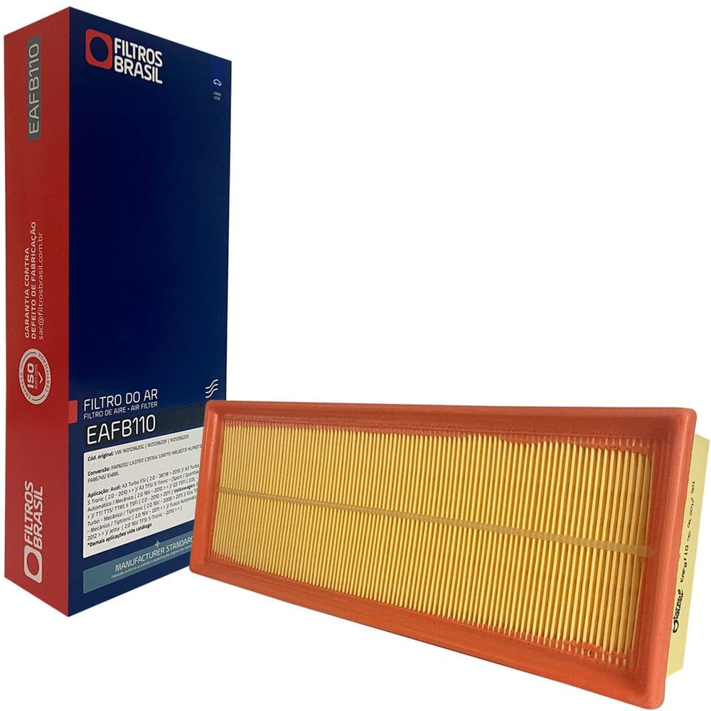 Filtro Ar Motor para Audi A3 Gasolina 2006 a 2013