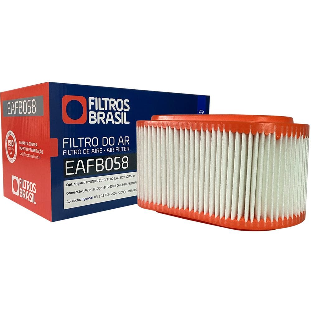 Filtro Ar Motor para Hyundai HR TCI 2.5 Diesel 2013 a 2017