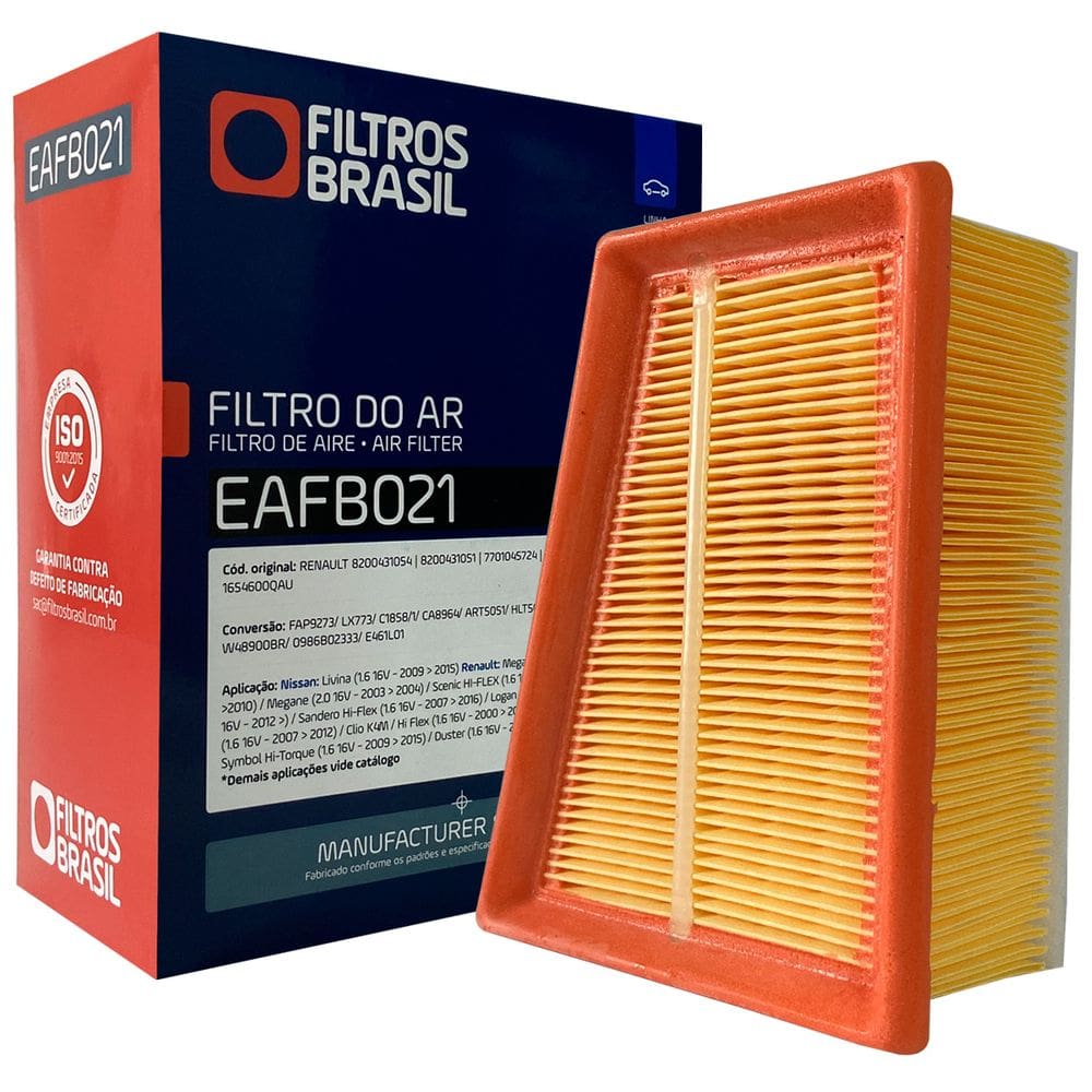 Filtro Ar Motor RENAULT Clio Laguna II Megane Scénic II RX4