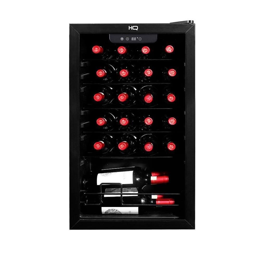 Adega De Vinhos Compressor HQ 75 Litros 24 Garrafas Preto HQ-AV24H 110V