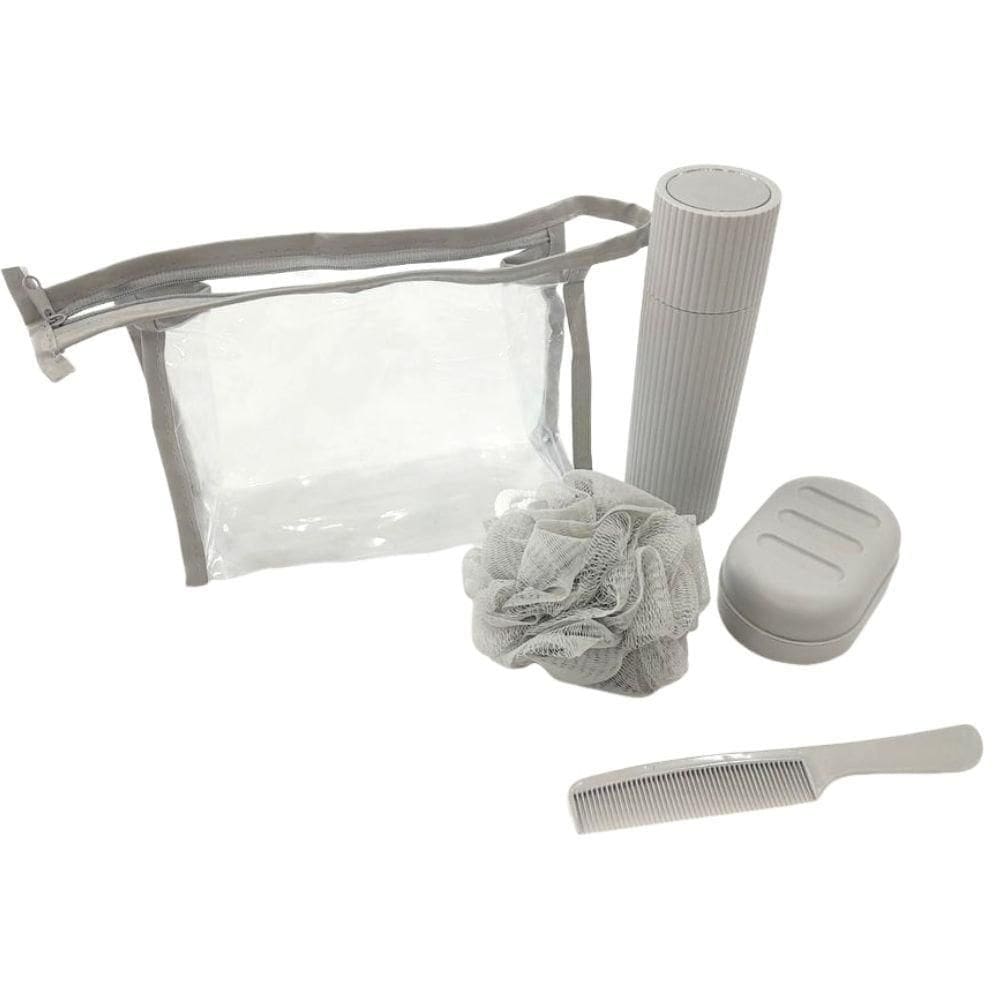 Kit de Higiene para Viagem 4 Pçs N2447217 Cinza - Quanhe